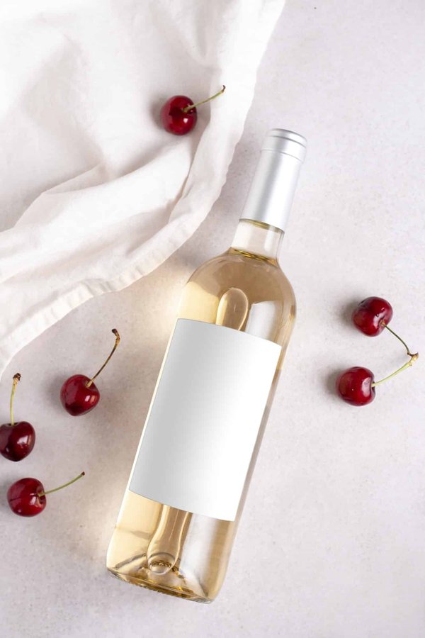 Utilisation des étiquettes de jus de fruit durables et originales